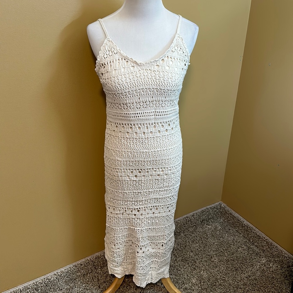🌷 Freshman 1996 Crochet Maxi Dress